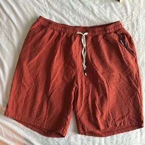 3 pairs men’s cotton shorts with elastic waistband and drawstring.